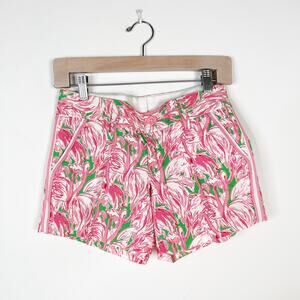 Lilly Pulitzer The Callahan shorts pink flamingo Size 00